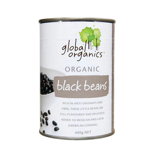 Organic Beans Black (Tin) 400g (Bulk x12) ACO