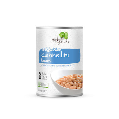 Organic Beans Cannellini (Tin) 400g (Bulk x12) ACO $2.31 each