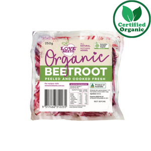 Organic Beetroot Peeled & Cooked