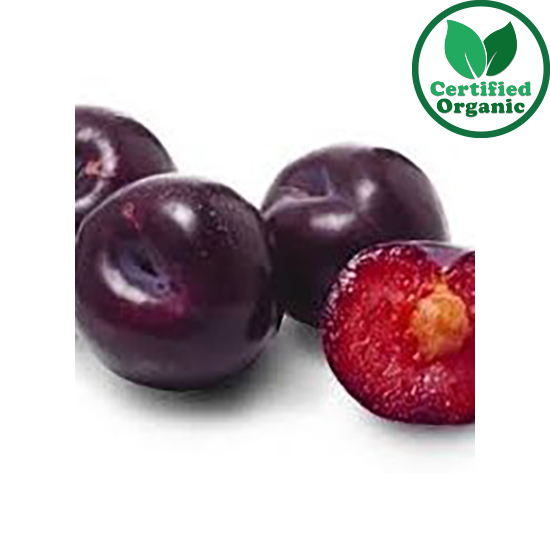 Organic Plums Blood (Dons) 5kg [ 5 kg per Box ] $18/kg   !! Weekly Special !!