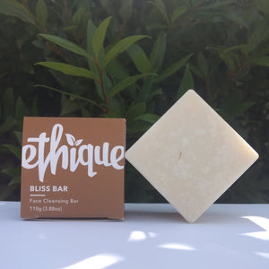Ethique's Bliss shampoo Bar. No need for plastic shampoo bottles